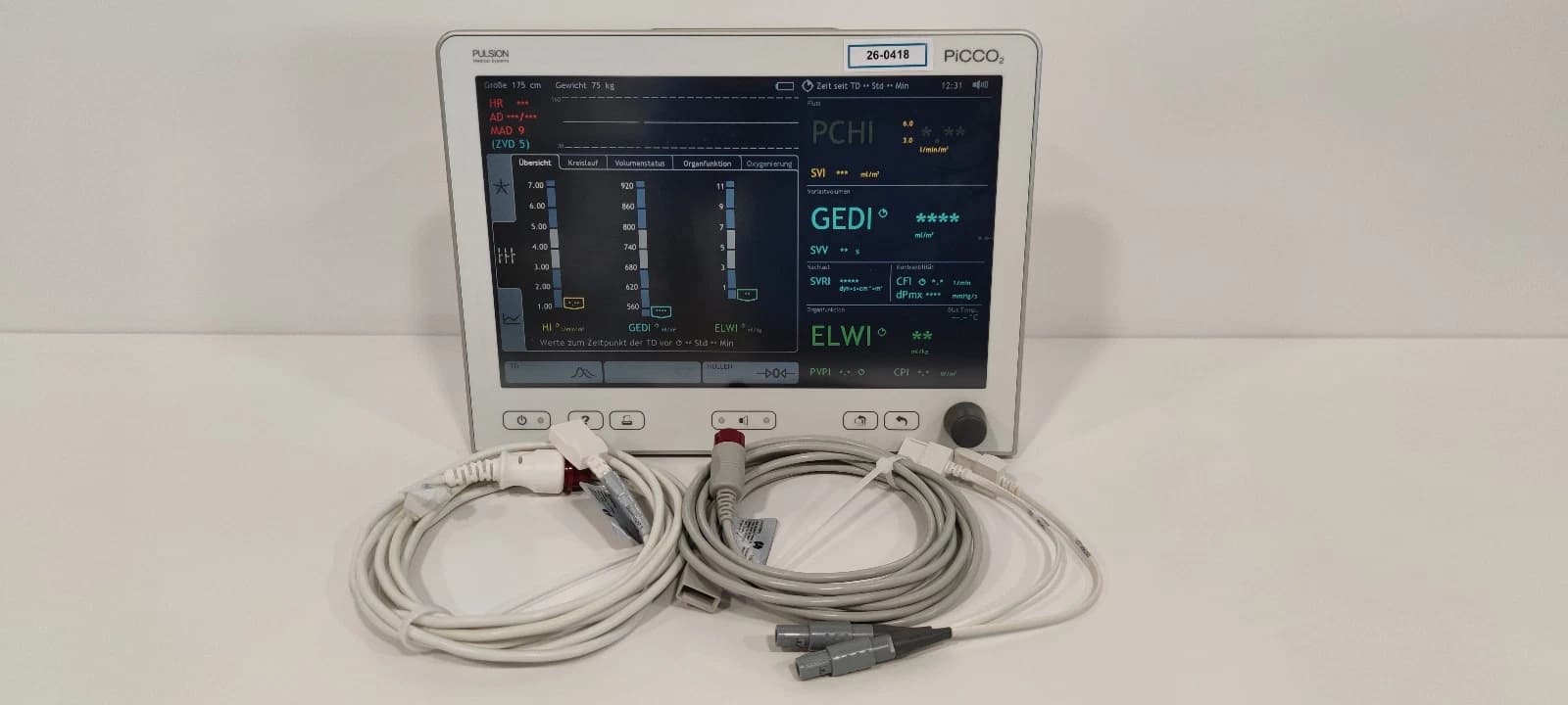 Pulsion Picco2 Monitor 
