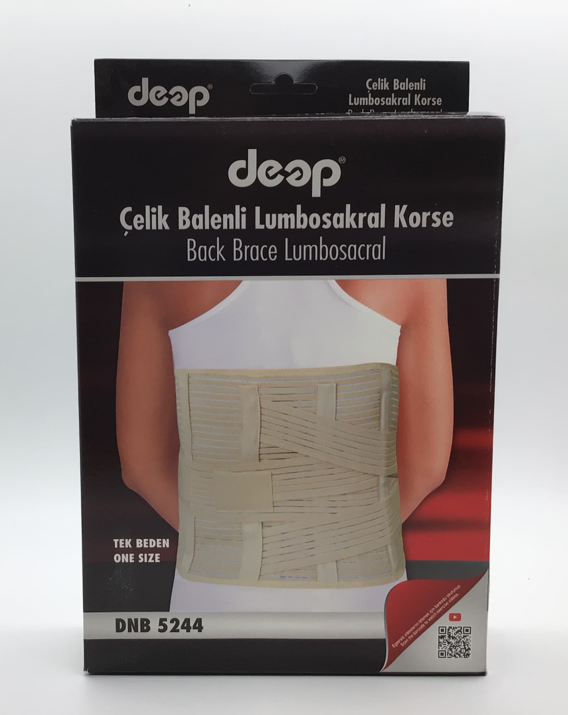 Deep Lumbosakrale Rückenorthese DNB 5244 – Back Brace Lumbosacral